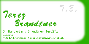 terez brandtner business card